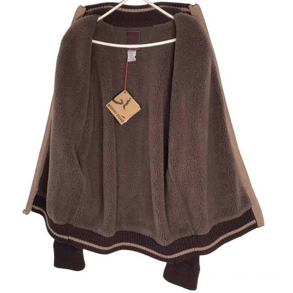 Horny Toad Commander Ribbed 100% Merino Wool Military Jacket Size Large … - Picture 5 of 16